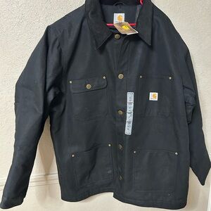 Carhartt Men's Black Shirt Jacket
